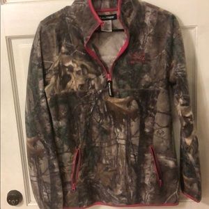 Realtree camo fleece pullover